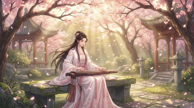 溏心vlog美食视频：古韵琴声